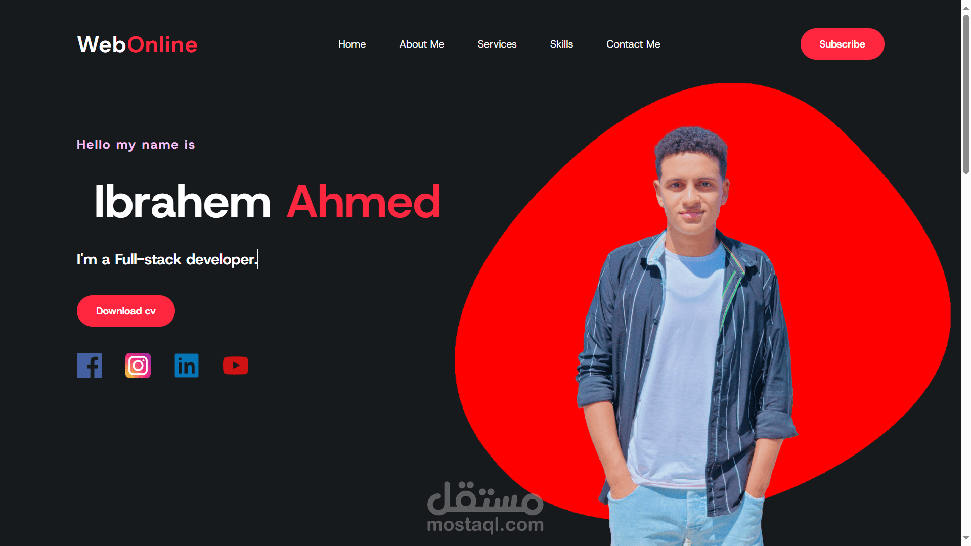 إنشاء Portfolio