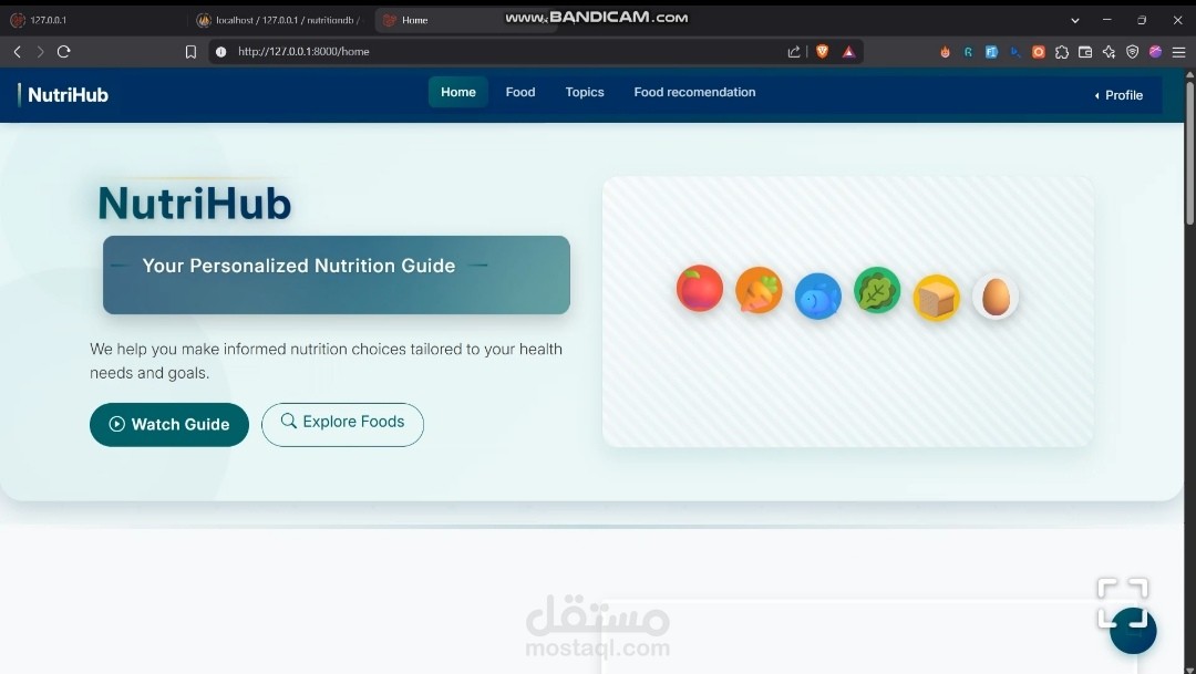 Nutrition website