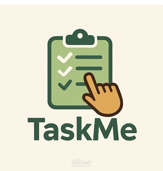 شعار لتطبيق إدارة مهام باسم "TaskMe