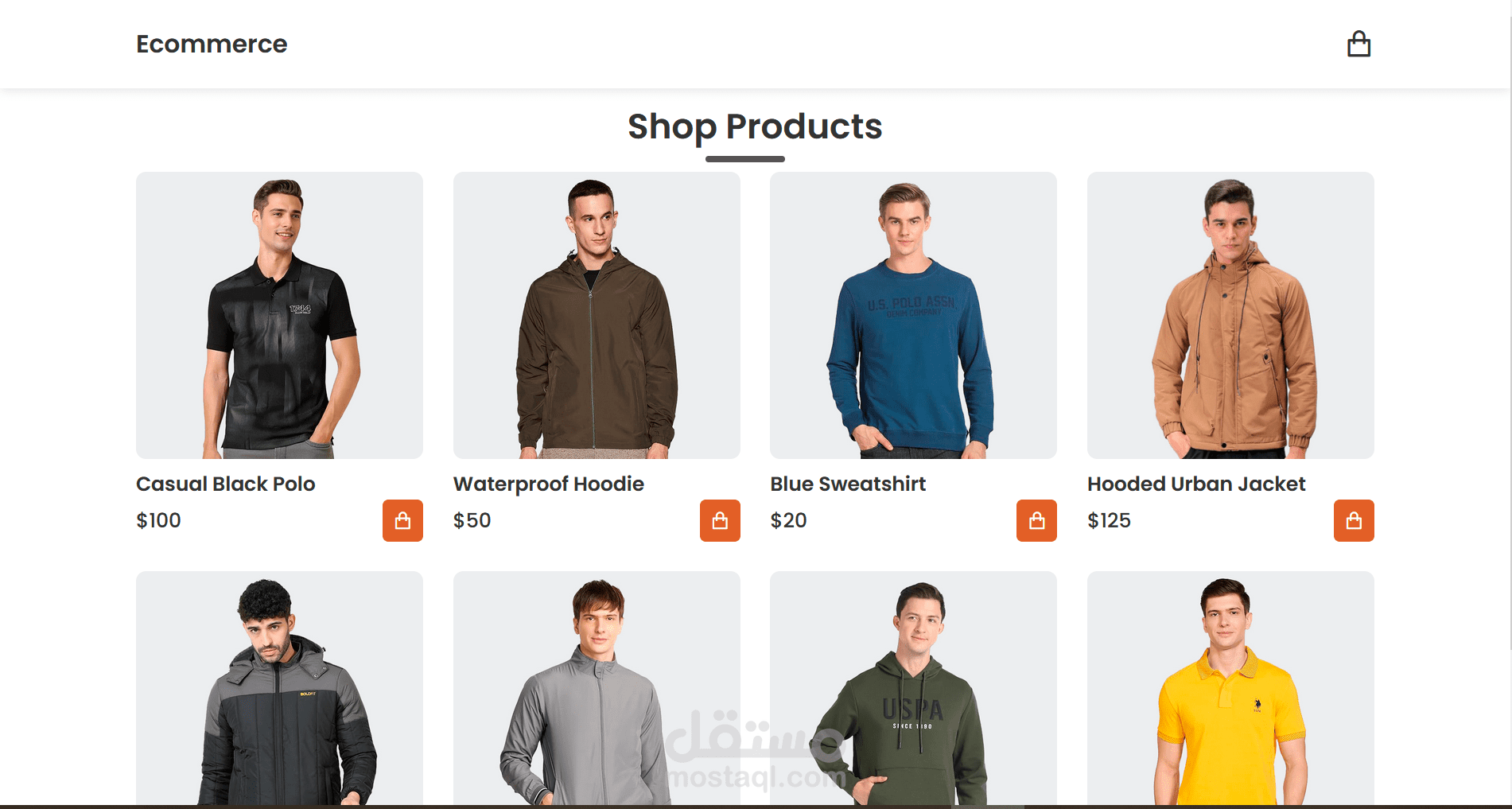 Ecommerce Shop Products