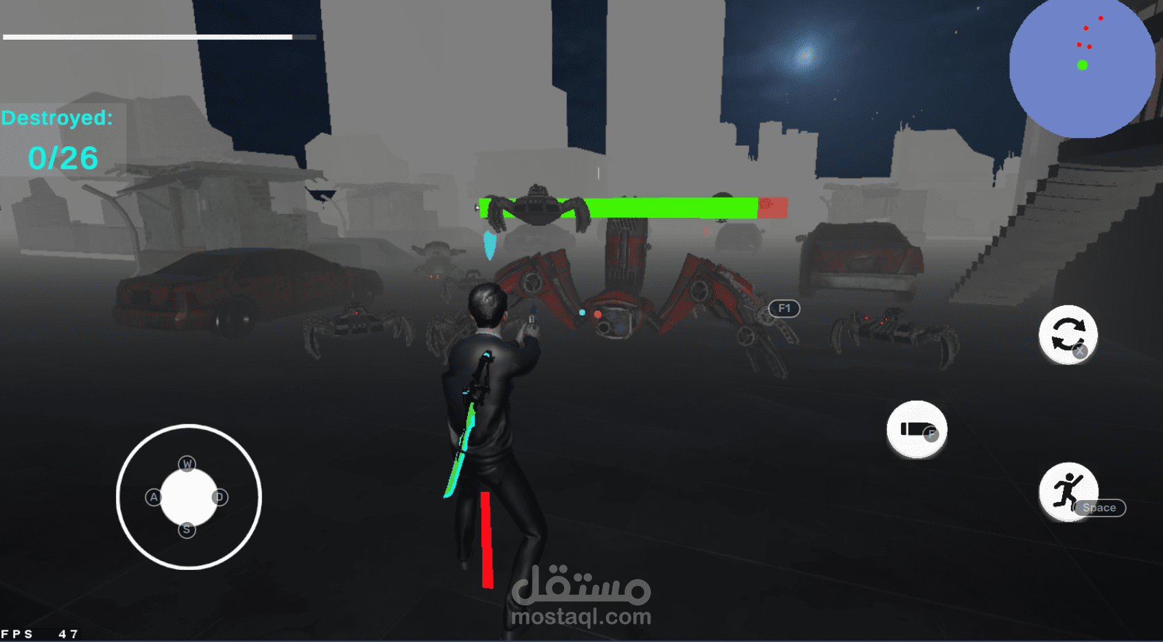 لعبة حرب روبوتات TPS