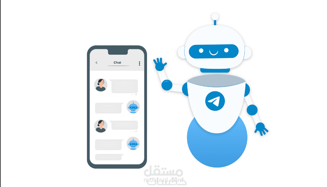 برمجة بوت تليجرام باستخدام الاتمته بالذكاء الاصطناعي