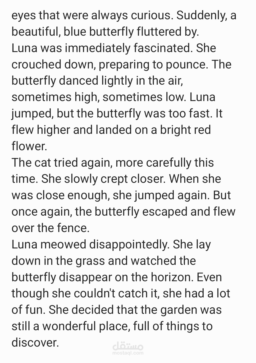 A German story translated to English