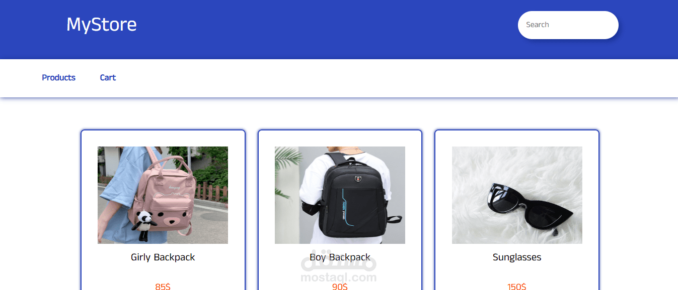 e-commerce website using Angular