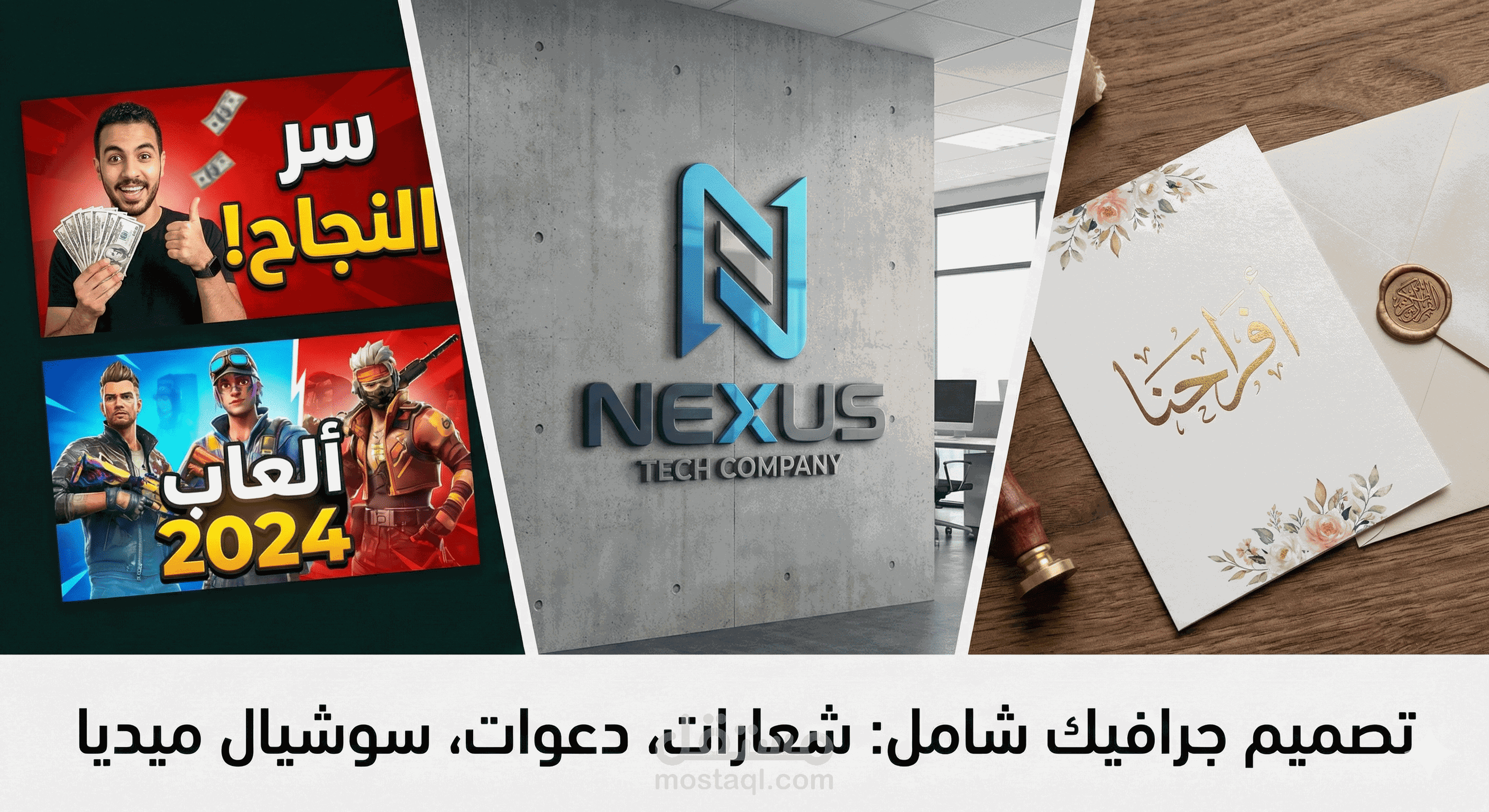 تصميم شعار احترافي وهوية بصرية تعكس تميز مشروعك".