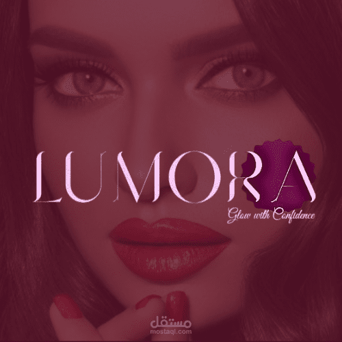 تصميم هوية بصرية لبراند ميكب Lumora