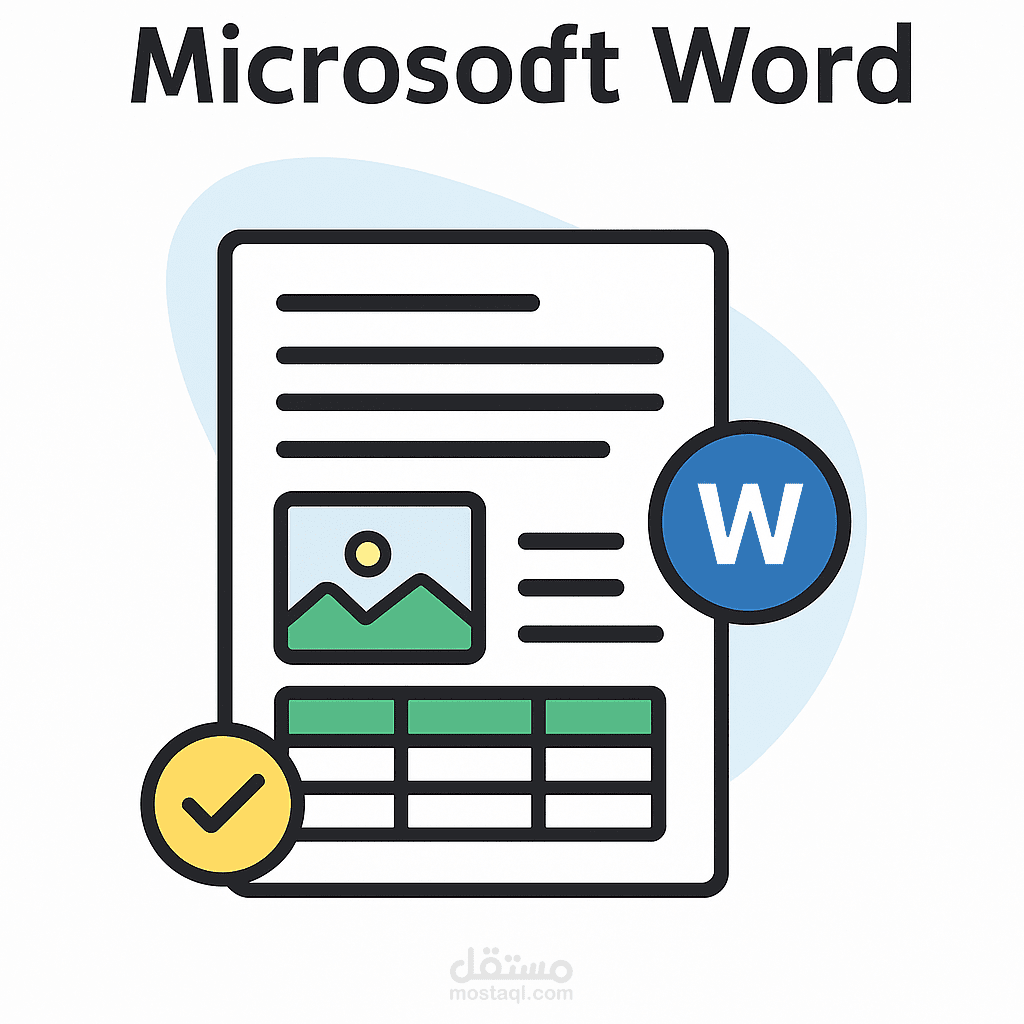 إعداد تقرير فني وتحرير منظم باستخدام Microsoft Word