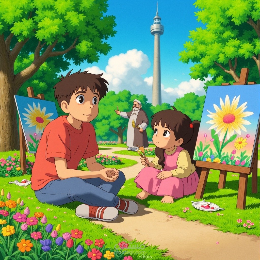 اسكربت لمسلسل اينمي مع عمل صورة للغلاف