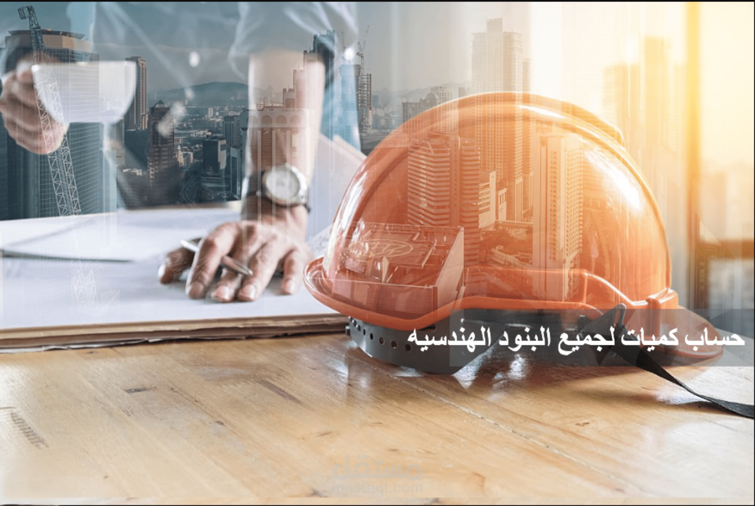 حساب كميات وعمل تسعير وعمل حصر معتمد من اللوح