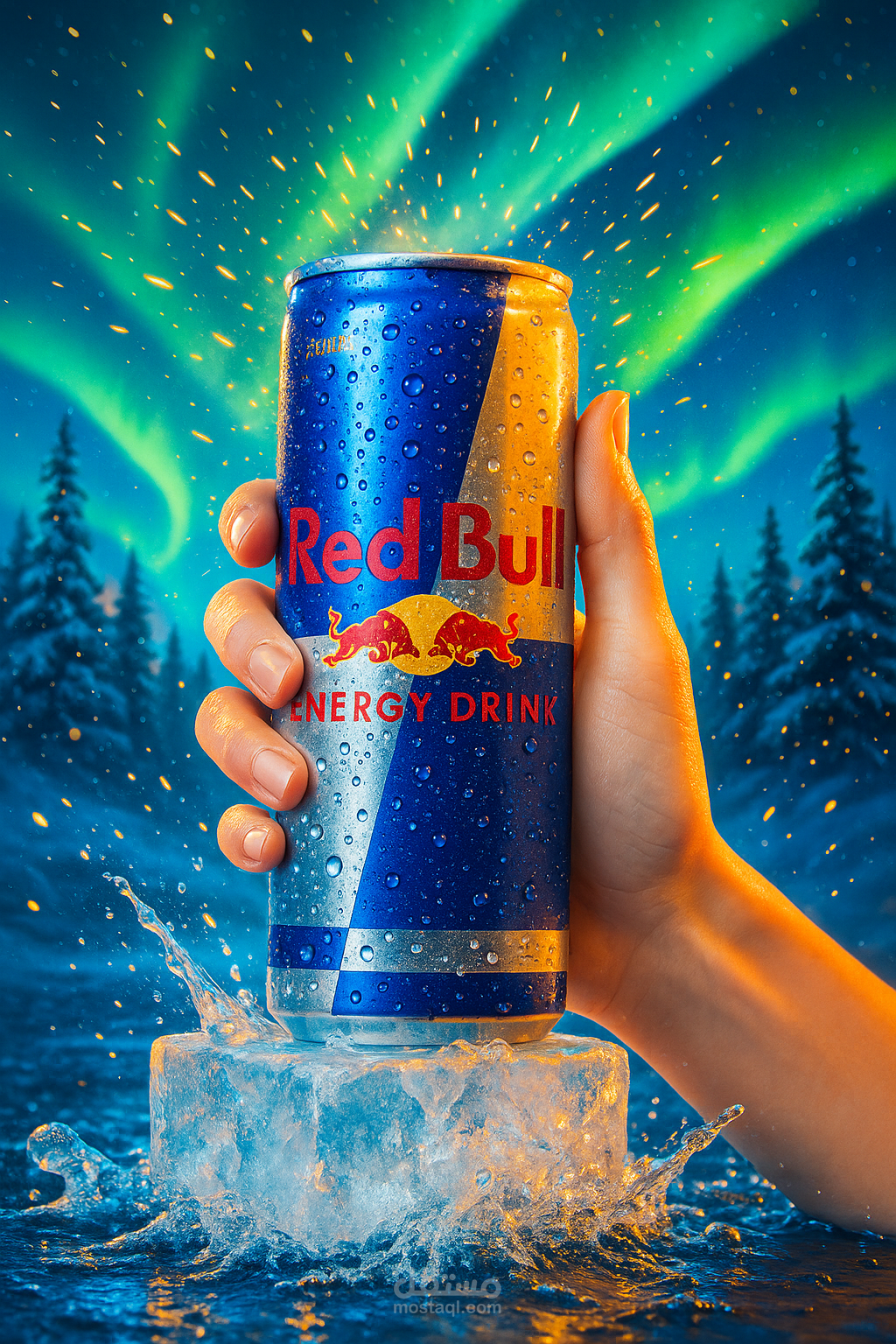 تصميم صور لمشروب طاقه