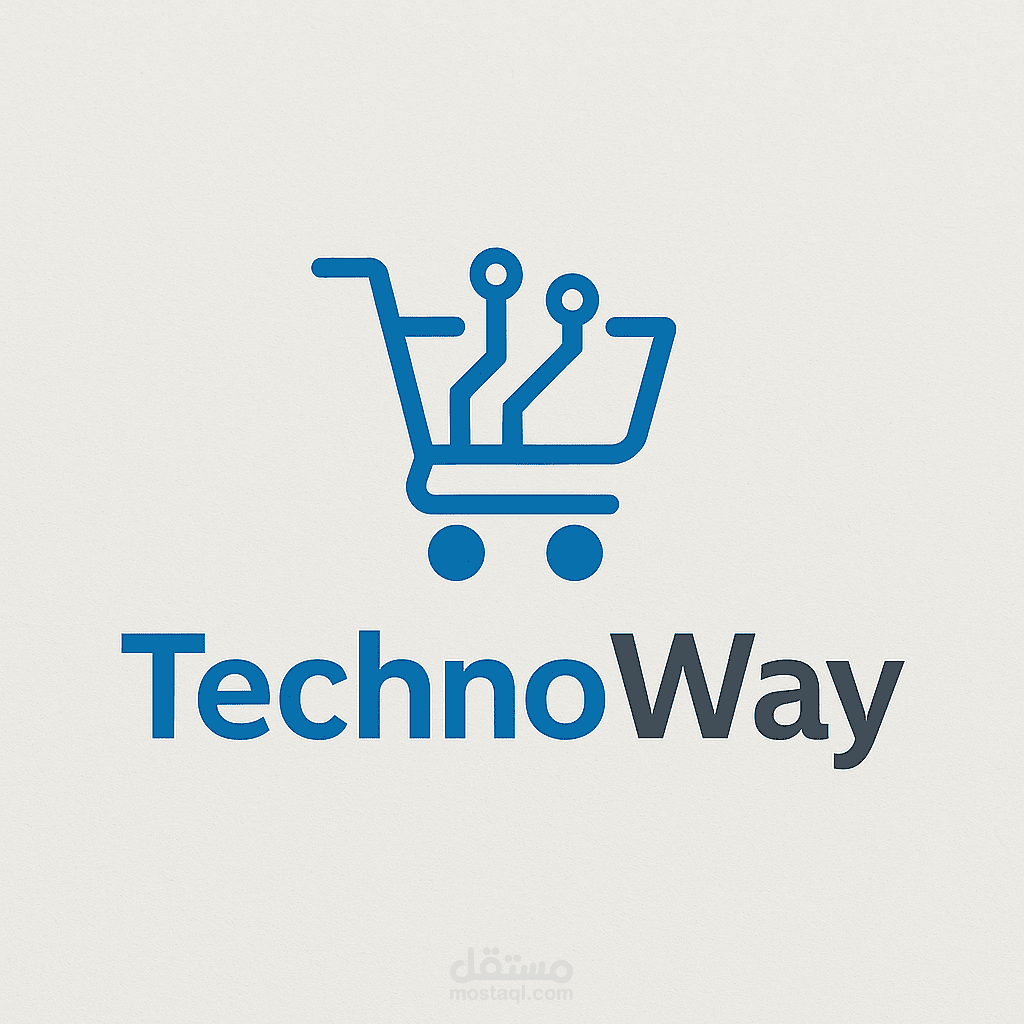 TechnoWay – شعار متجر إلكتروني تقني