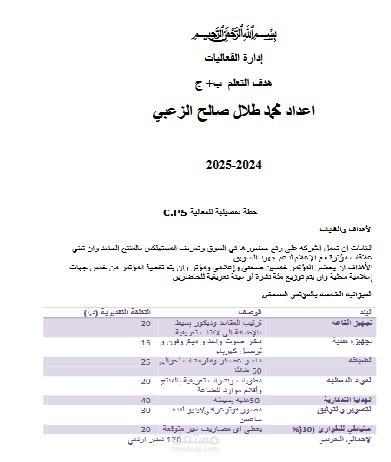 تدريس مواد أدارة الاعمال