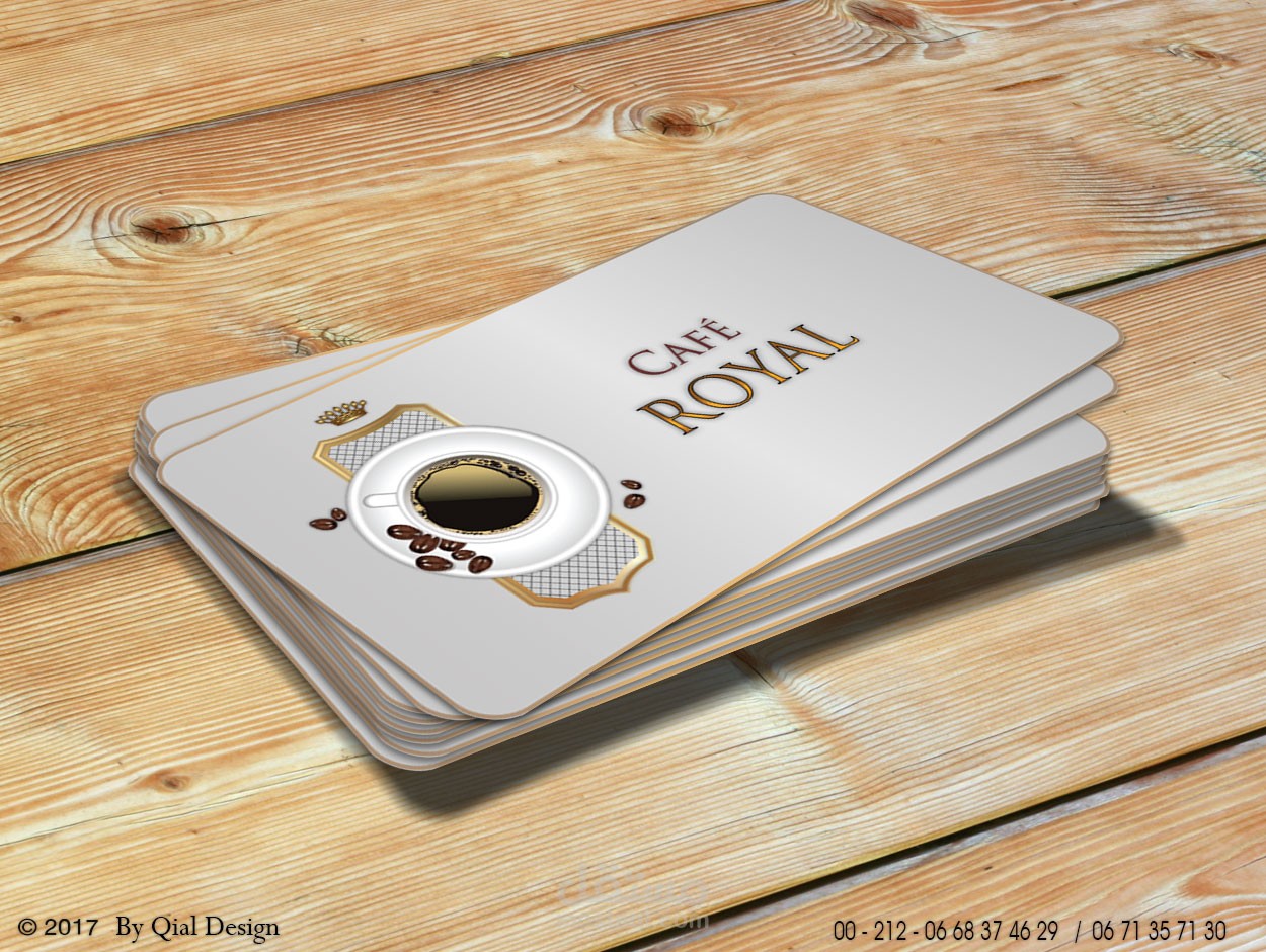 بطاقة عمل Cafe Royal