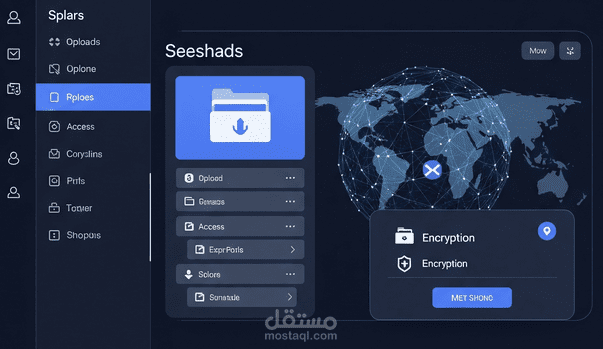 منصة مشاركة ملفات آمنة