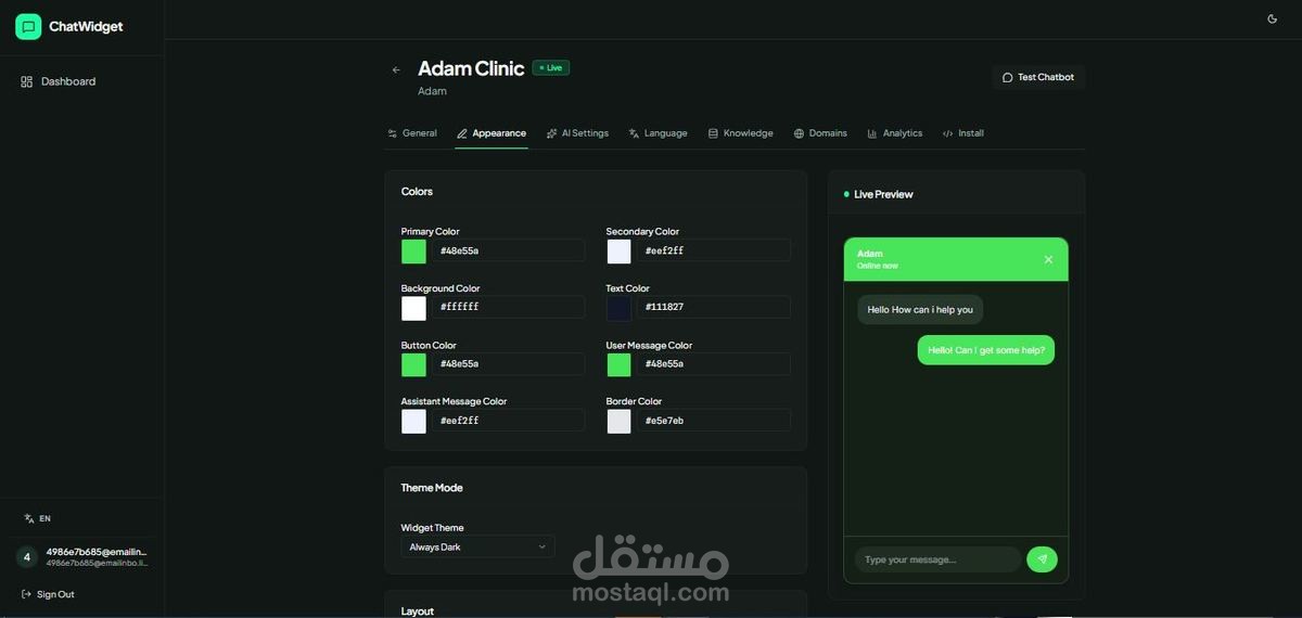 RAG-Powered AI Chatbot Platform for Small Business Automation