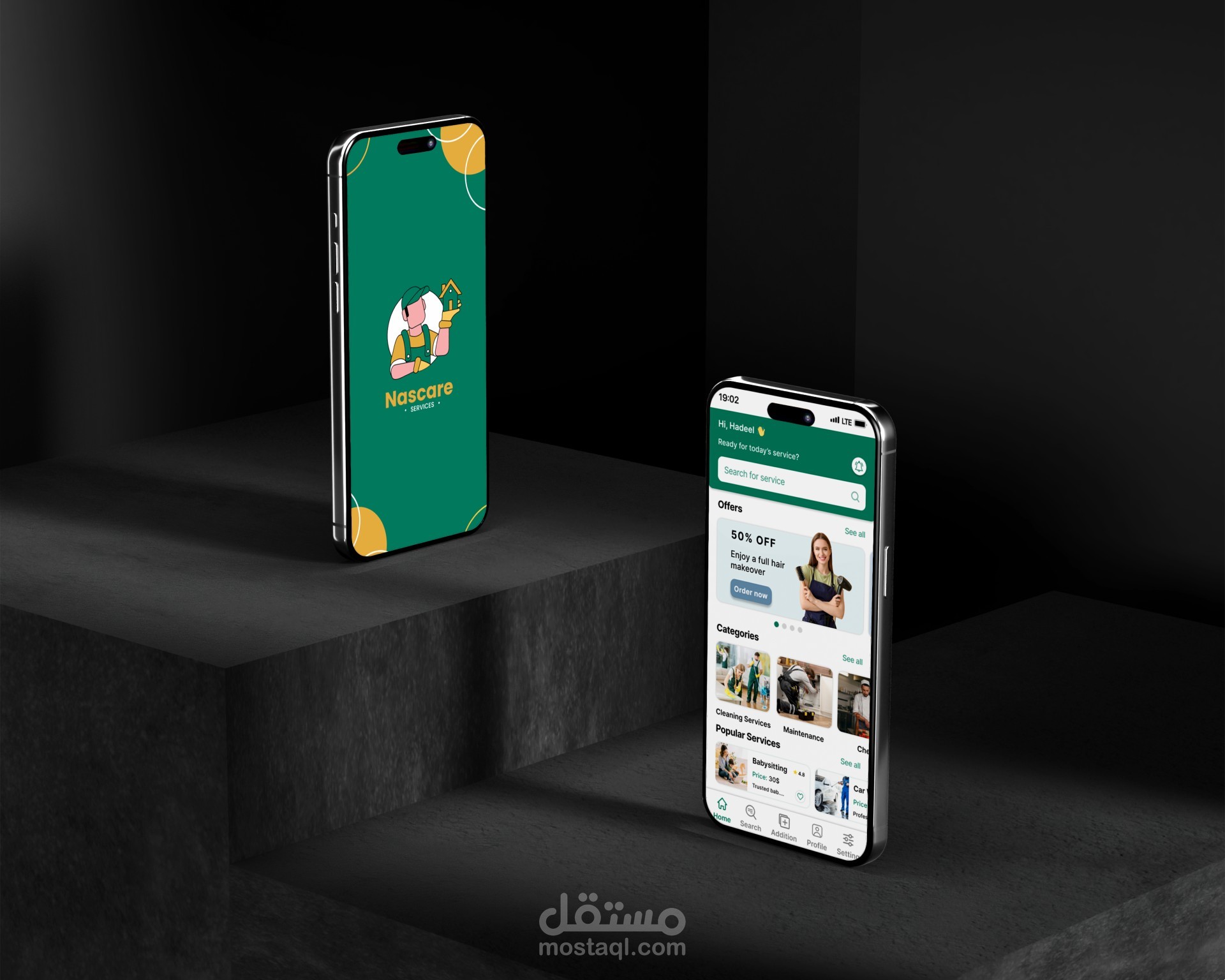 Nascare – Home Services App UI/UX
