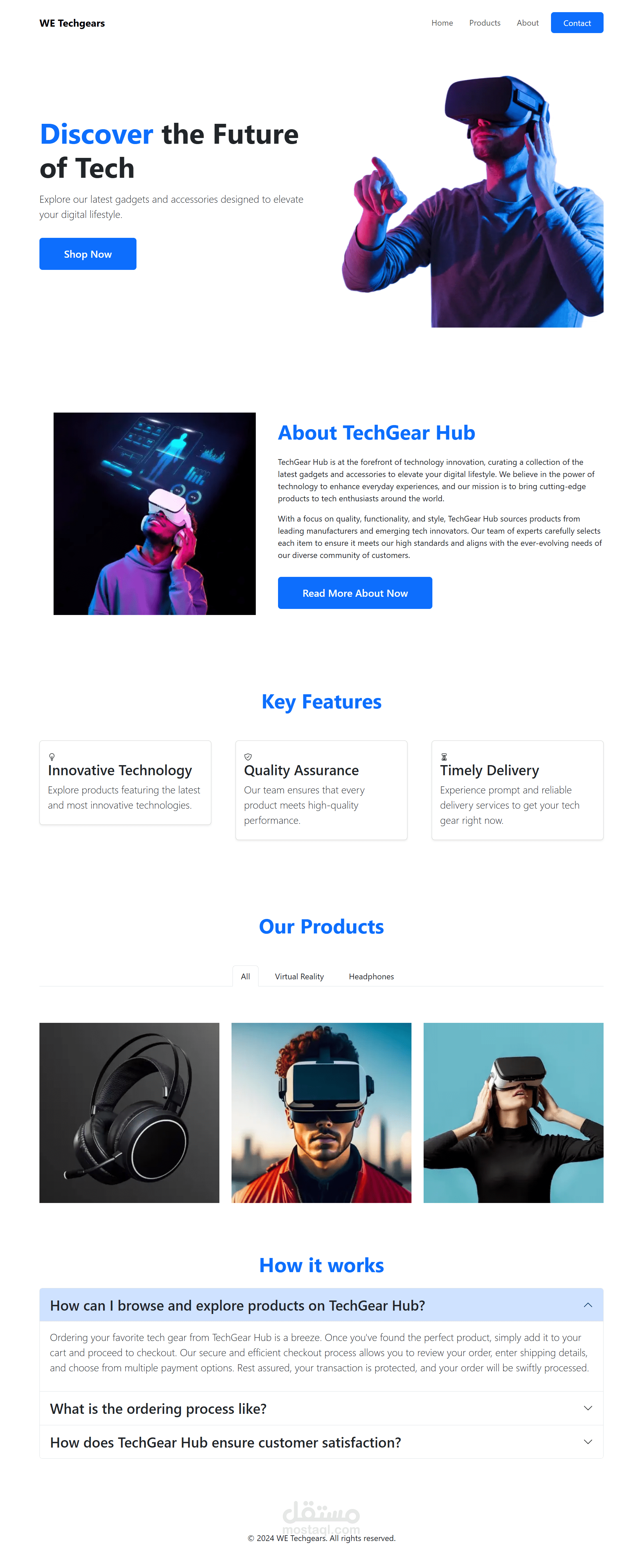 تطوير واجهات Frontend كاملة باستخدام HTML, CSS, JavaScript, Bootstrap