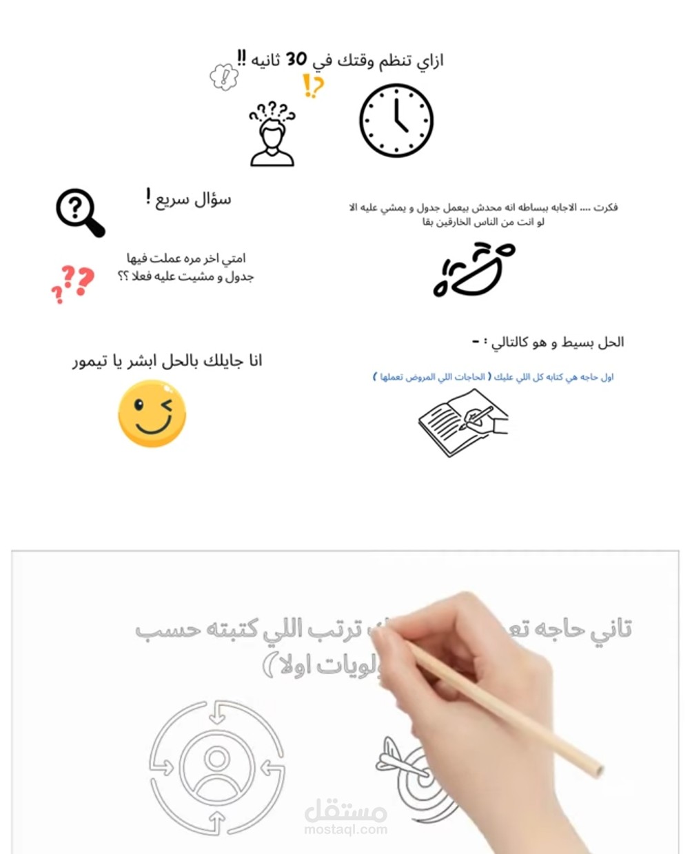 عمل فيديوهات الوايت بورد