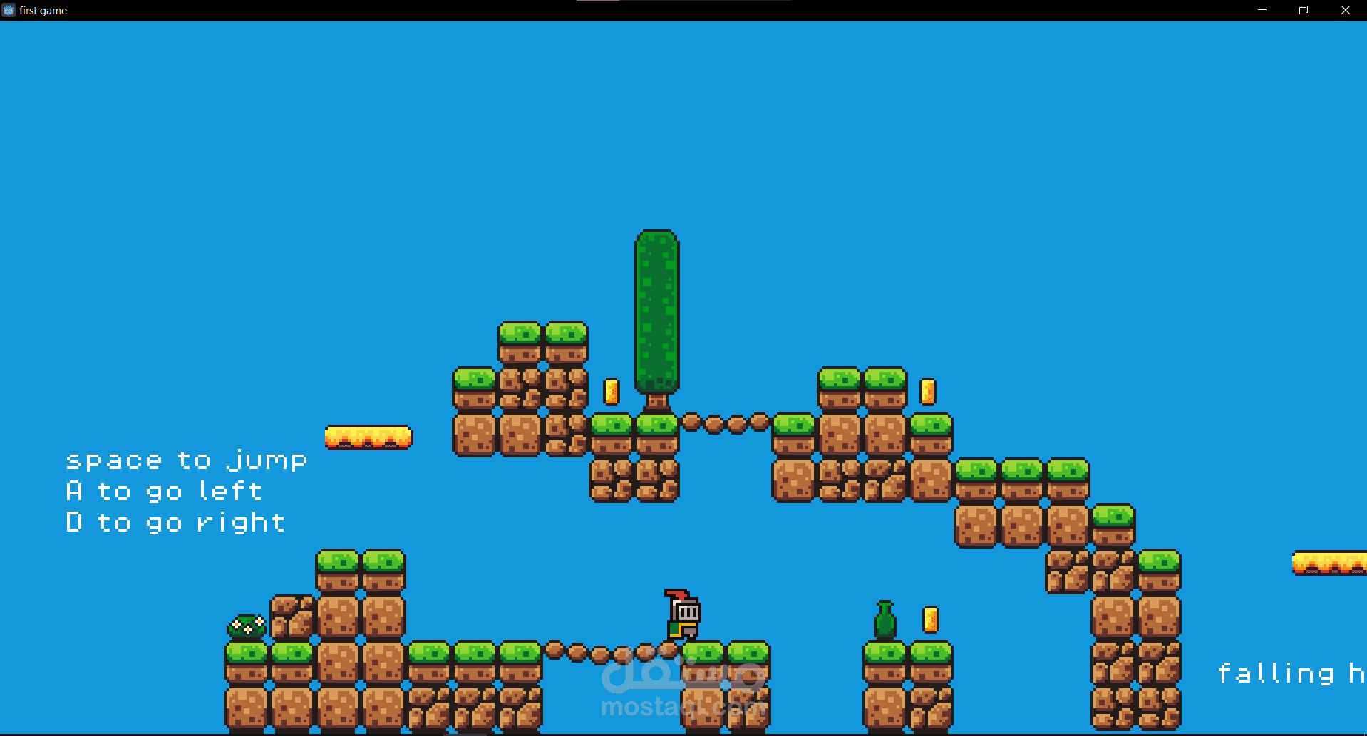 a 2d platform game mage using godot engine