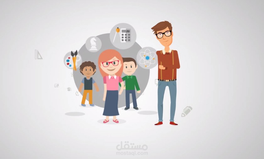 اعلان فيديو لمؤسسة الأذكياء