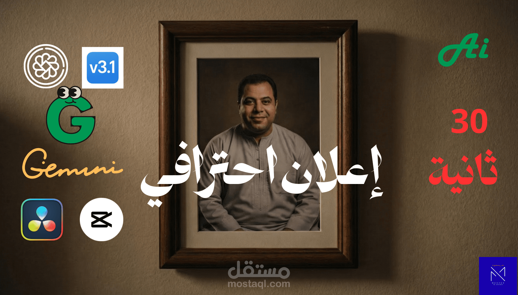 تصميم فيديو أو إعلان بالذكاء الاصطناعي في أي مجال باحترافية و جودة عالية