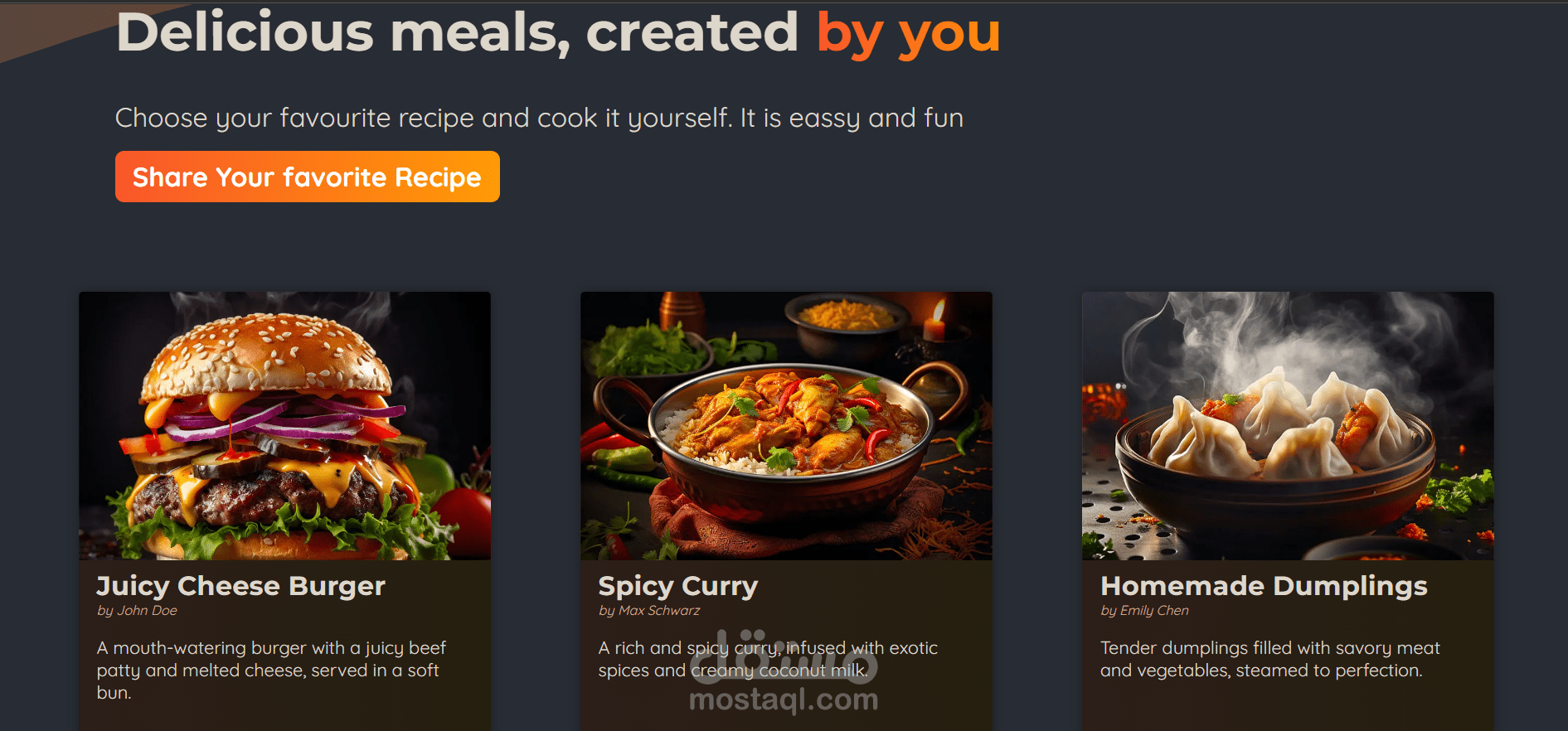 Food Sharing Blog