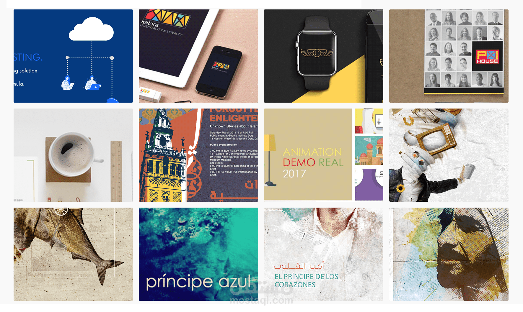 تصميماتي علي behance