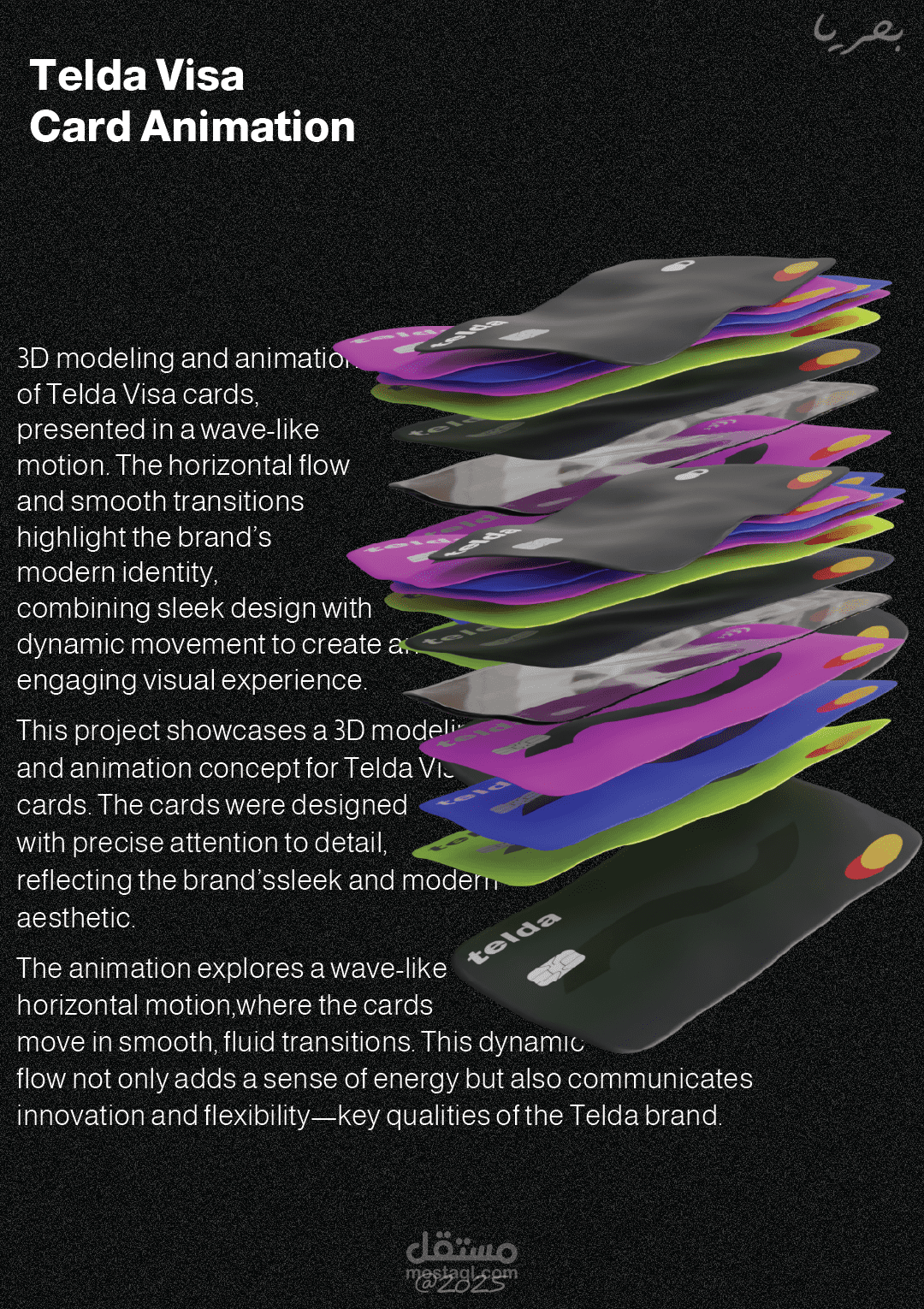 Telda Visa Card – 3D Animation Showcase