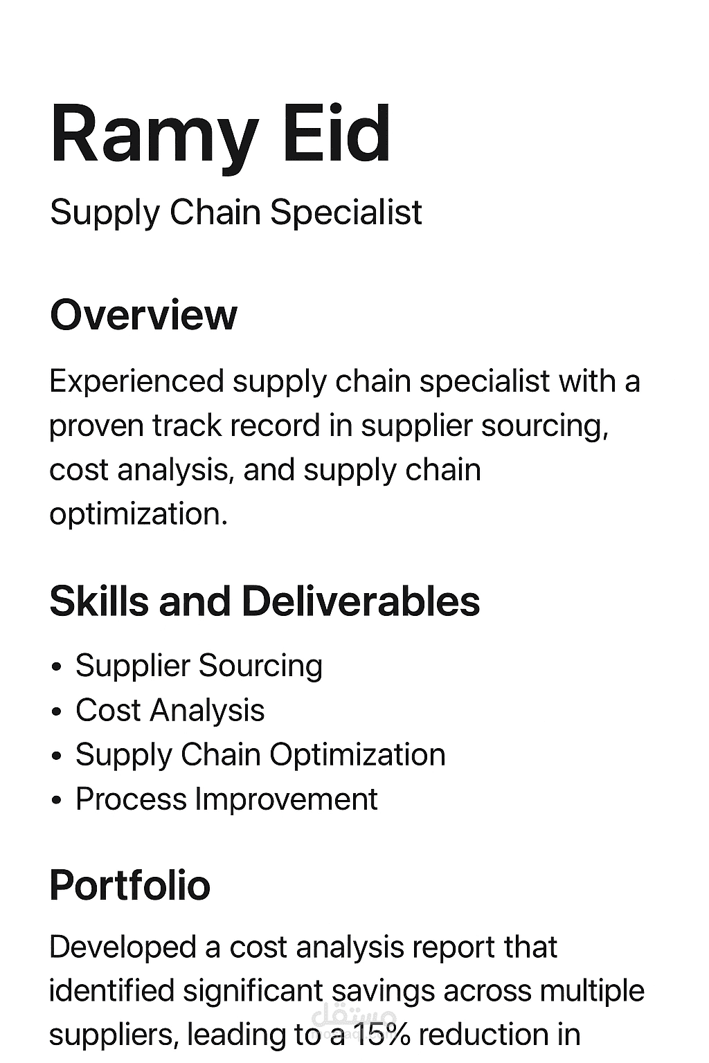 Contract & Supplier Management Dashboard