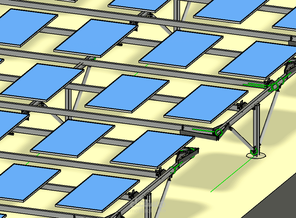دمج تقنيات الـ BIM والـ GIS لنمذجة محطة طاقة شمسية ومبنى ذكي في مدينة الشروق