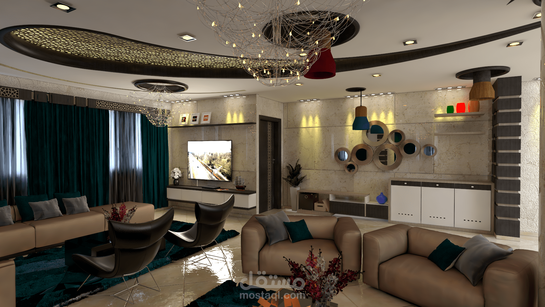 صالون معيشة