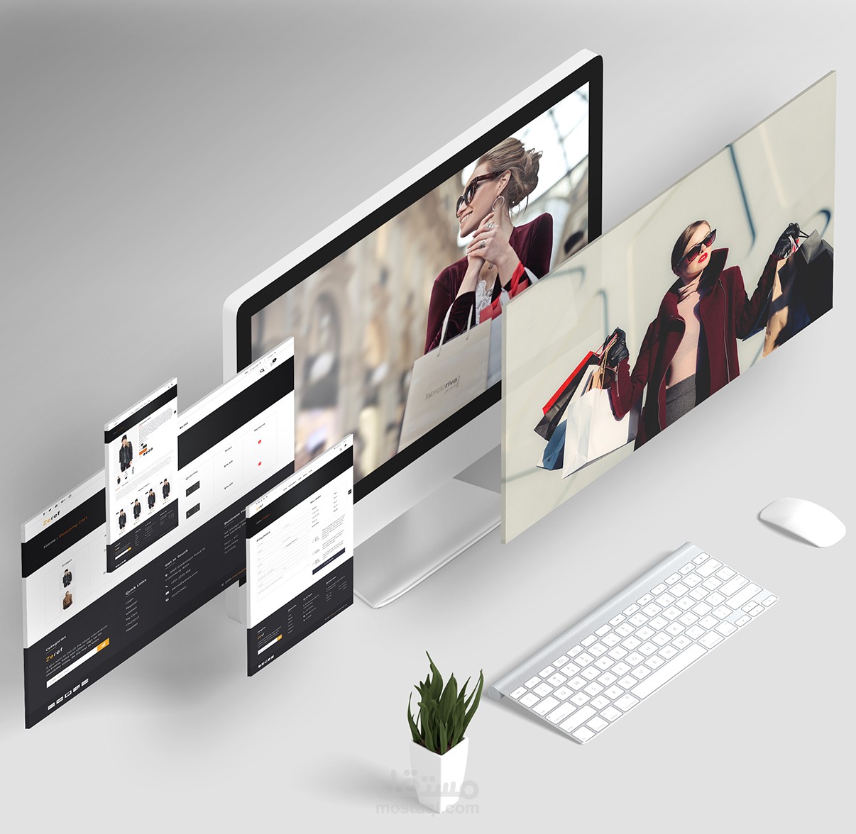 تصميم متجر الكتروني ويب & اندرويد & ايفون