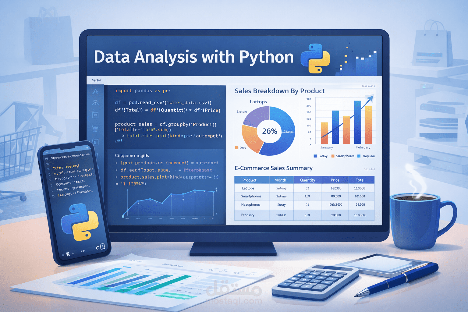 تحليل البيانات باستخدام python
