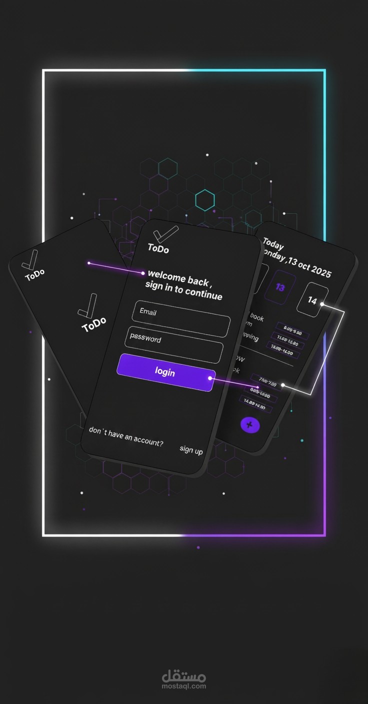 تصميم تطبيق UI UX