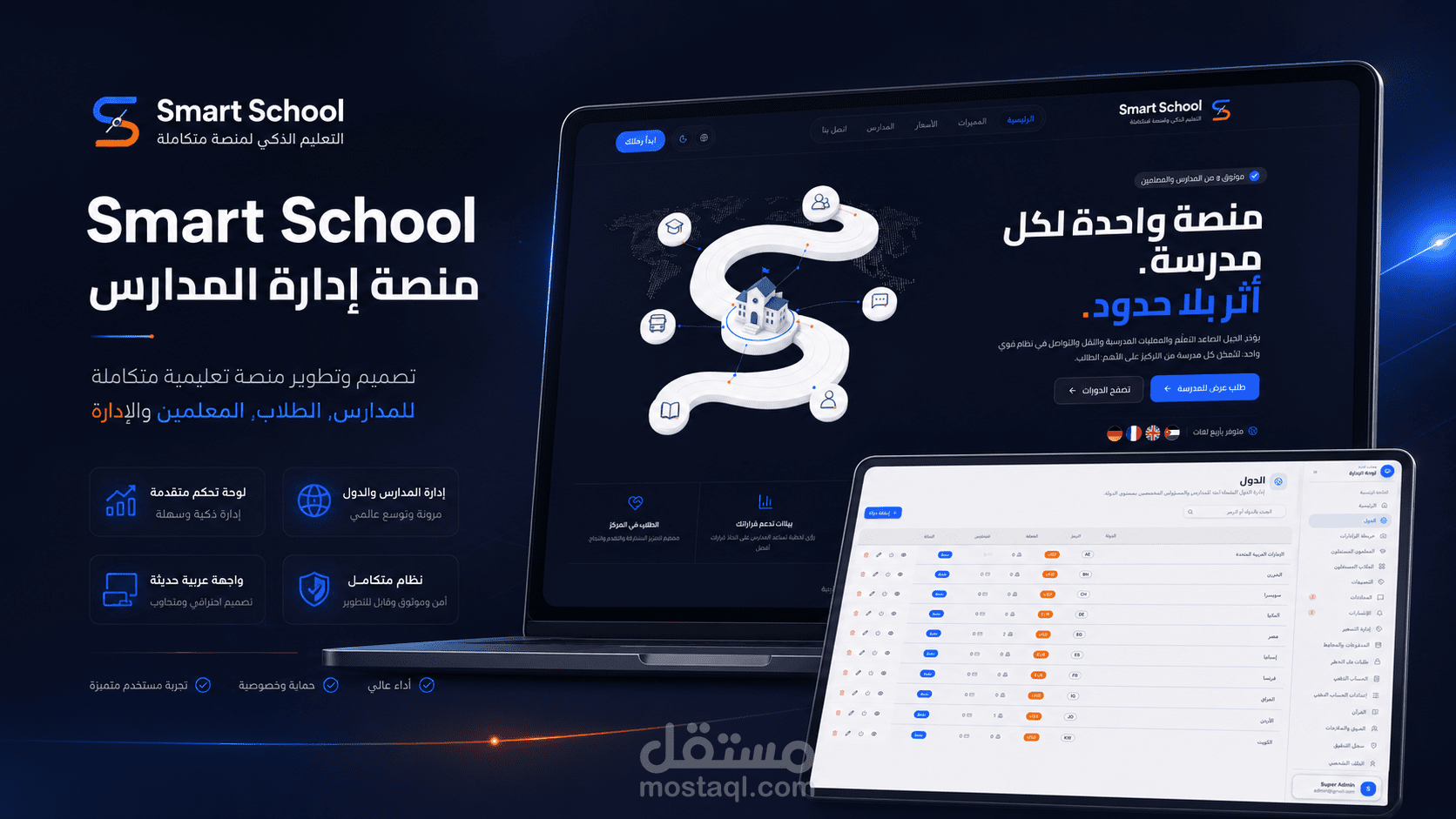 Smart School | منصة تعليمية وإدارية متكاملة للمدارس