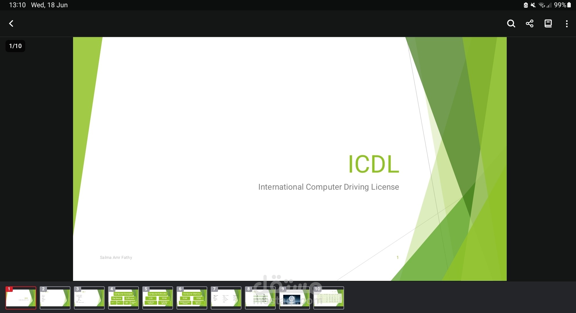 تصميم عرض PowerPoint تفاعلي بصوت وصورة وروابط