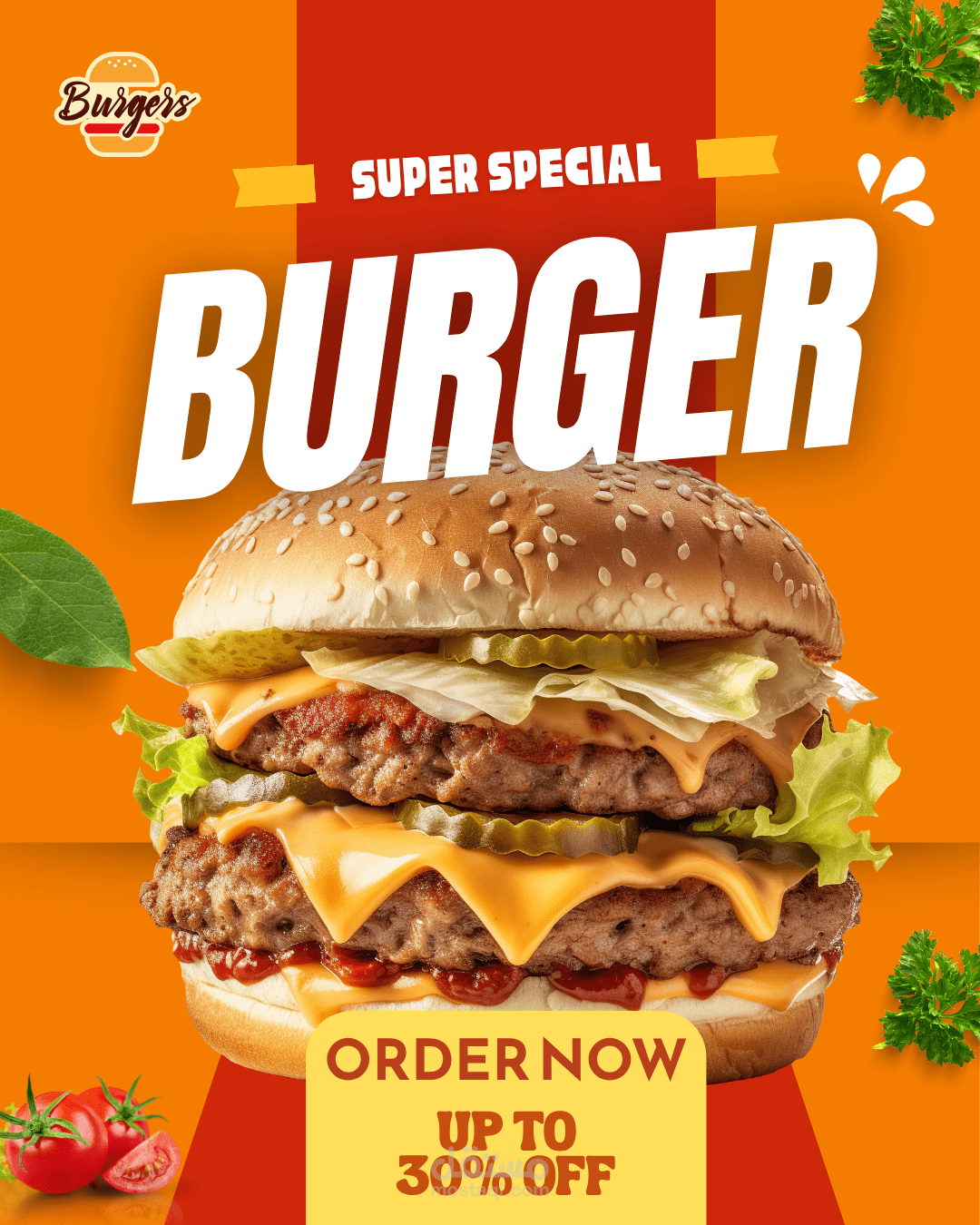 بوست اعلان  برجر