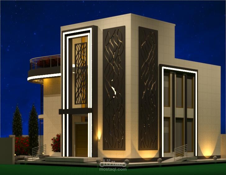 تصميم شاليه  صيفية صغيرة