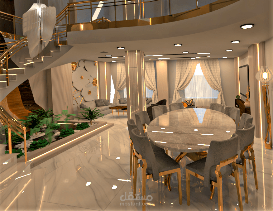 Golden palace interior