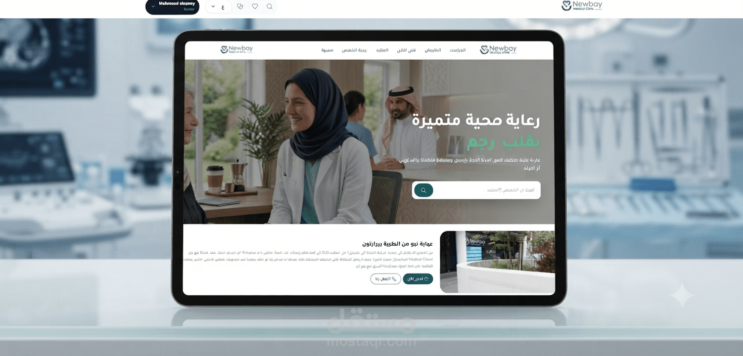 تطوير نظام "الشفاء" الطبي المتكامل لإدارة العيادات والمرضى (Full-Stack Web App)