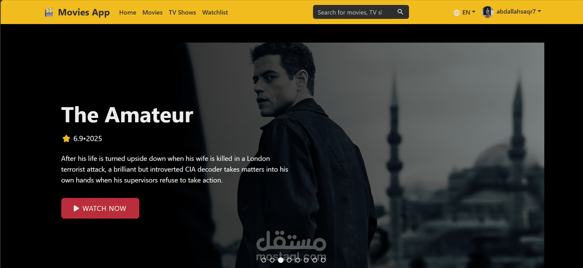 CineScope – Movie & TV Show Explorer