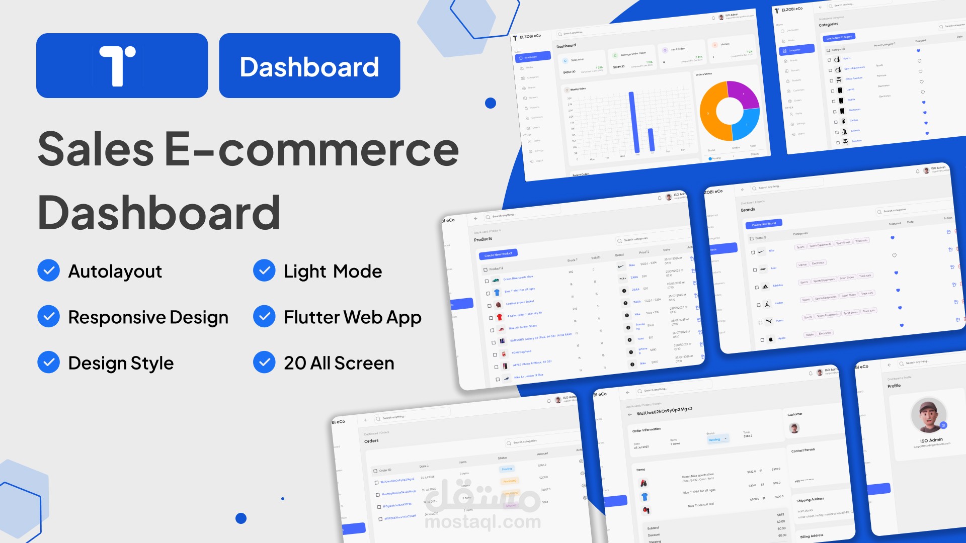 T-Ecommerce Dashboard