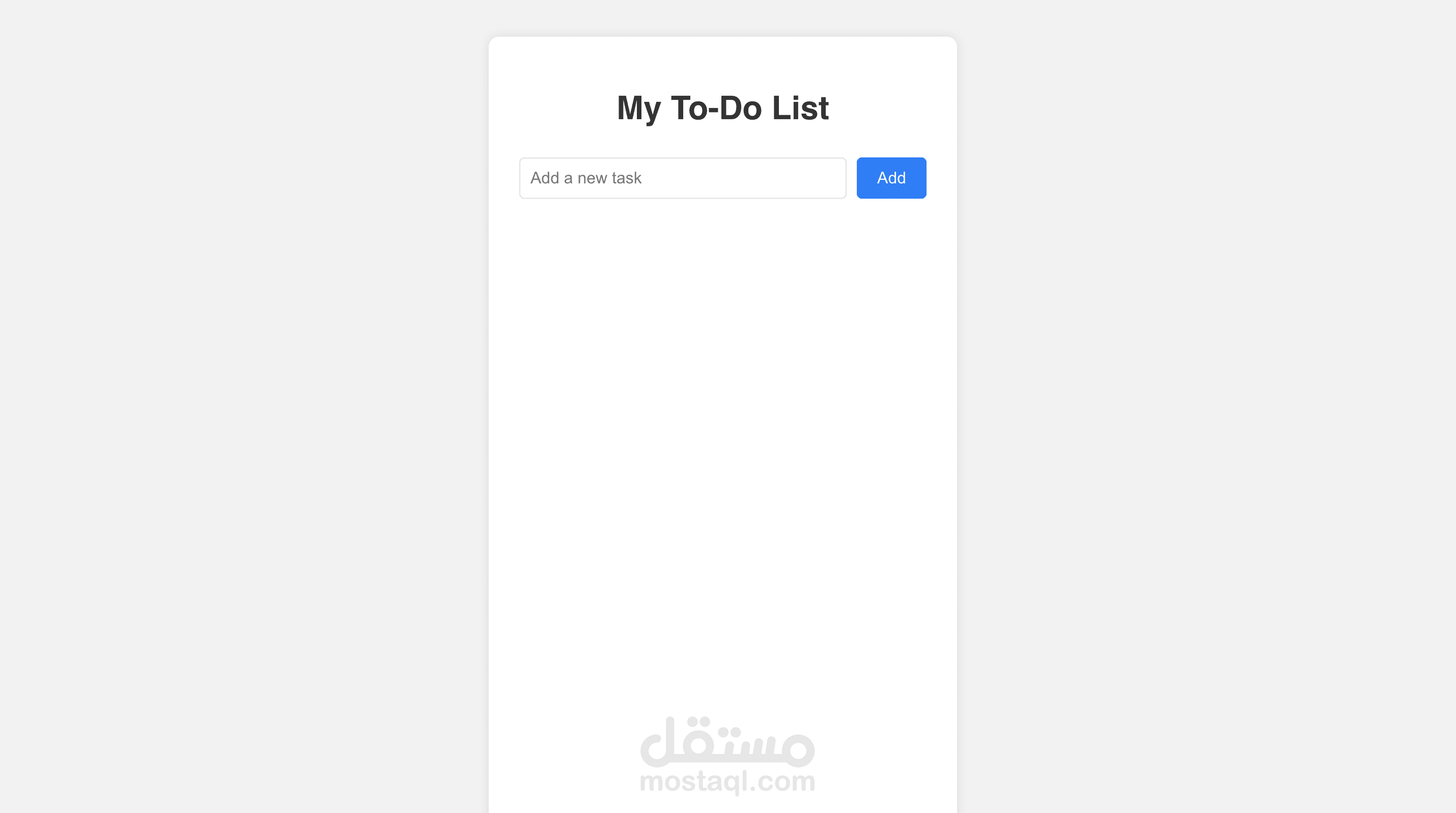 تصميم صفحة "To-Do List" تفاعلية باستخدام JavaScript, HTML, CSS