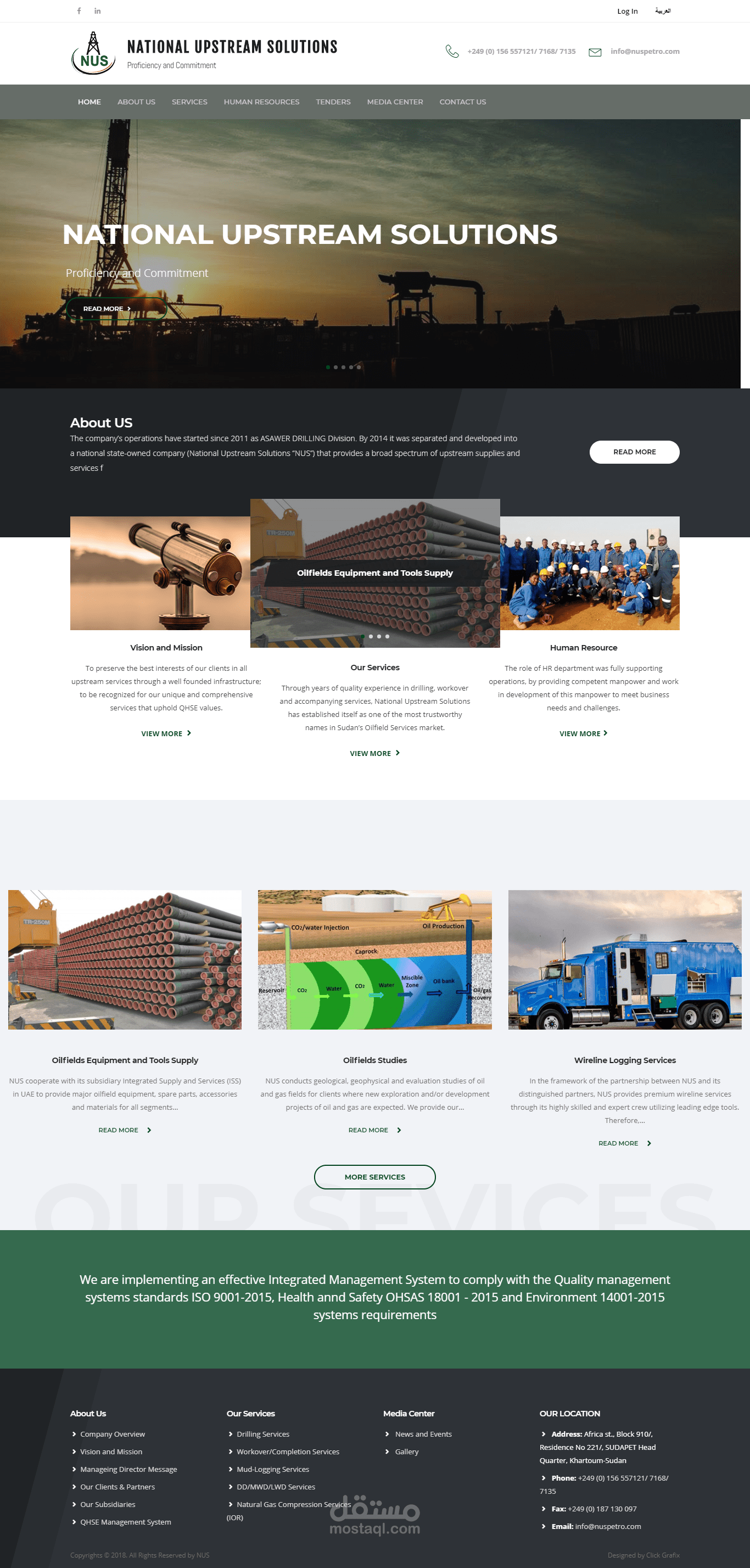 NATIONAL UPSTREAM SOLUTIONS