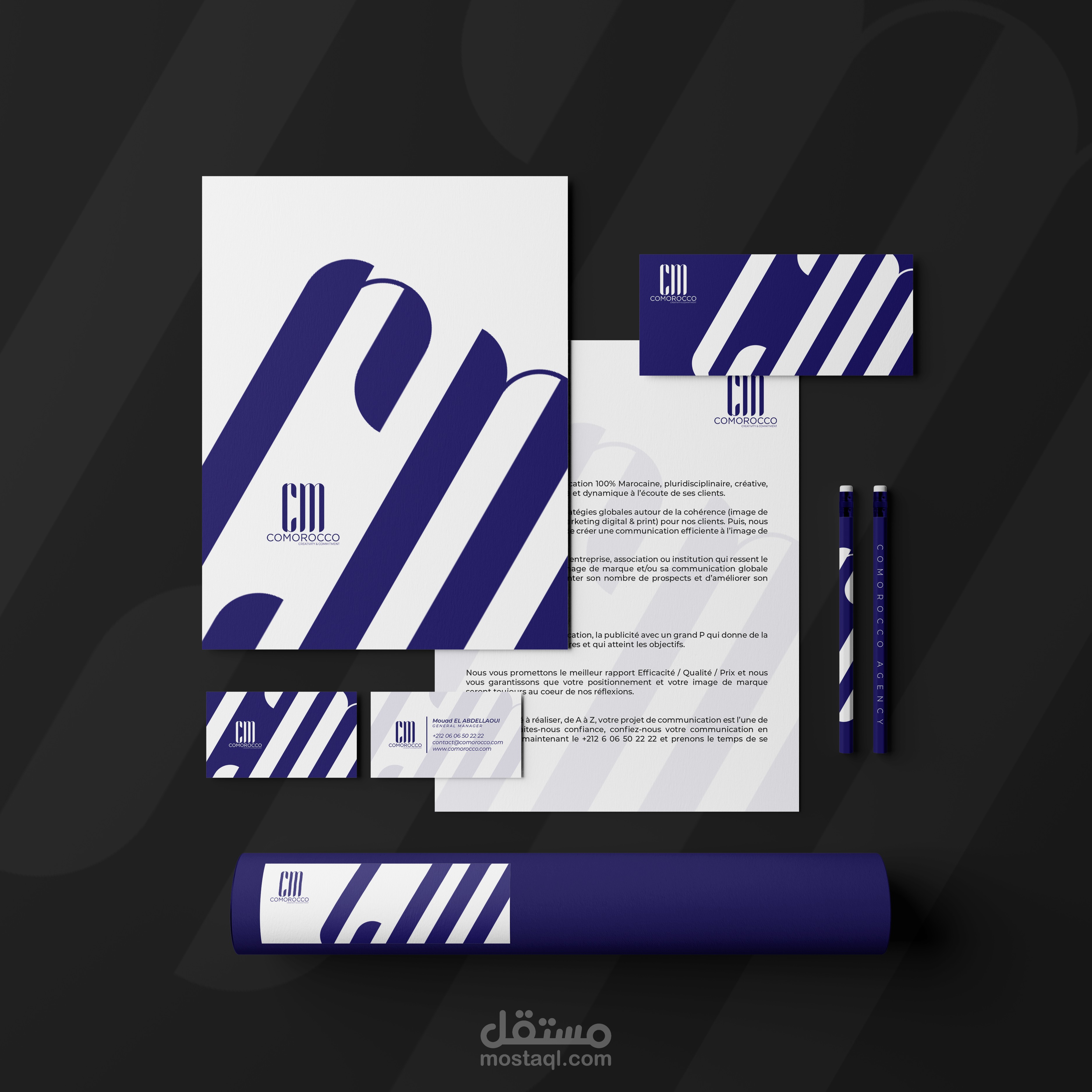 تصميم شعار وهوية شركة  COMOROCCO