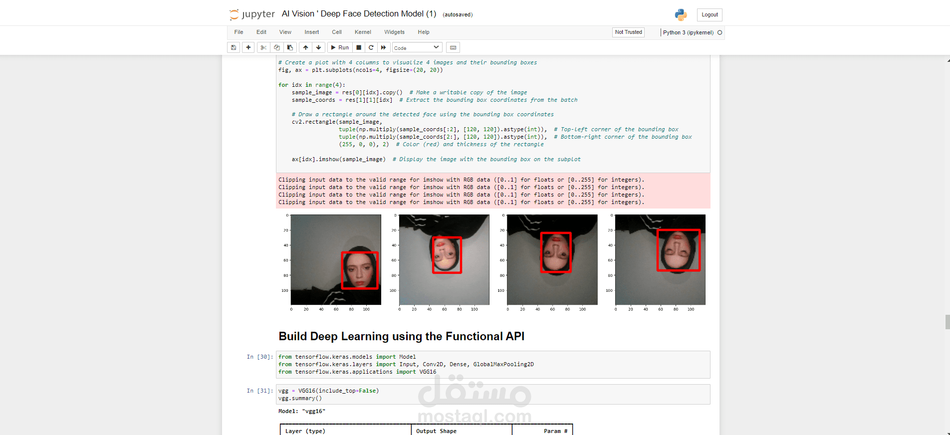 التعرف علي الوجهFace Detection