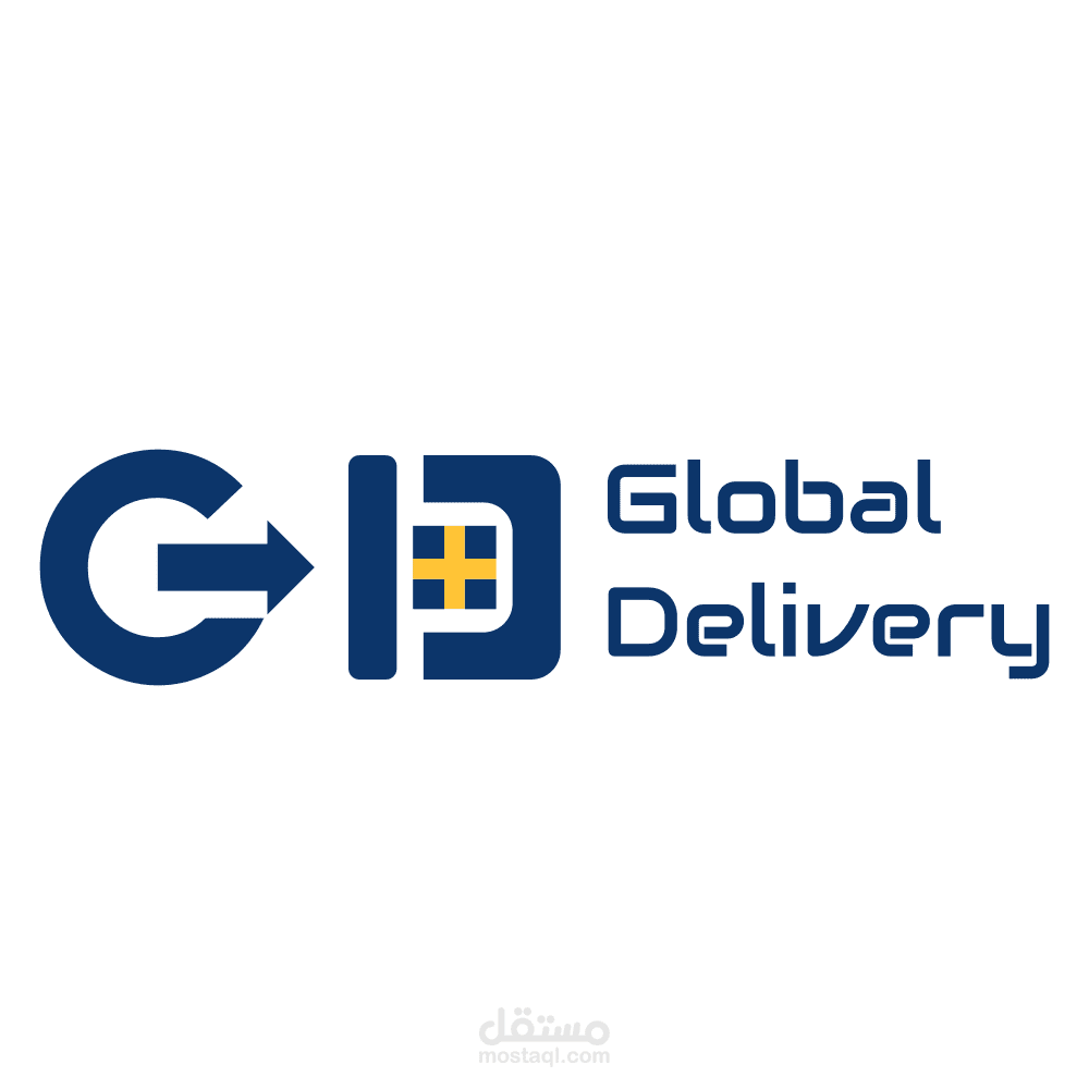 شعار لشركة توصيل global delivery