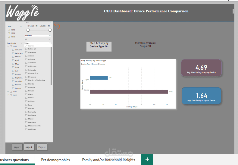 Building a PowerBI Report For Waggle