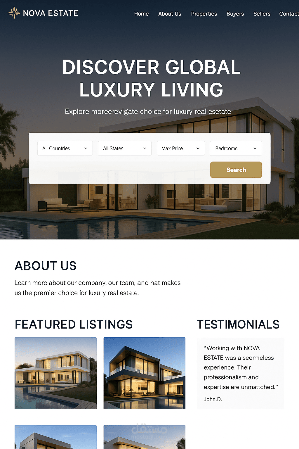 NOVA ESTATE – Discover Global Luxury Living