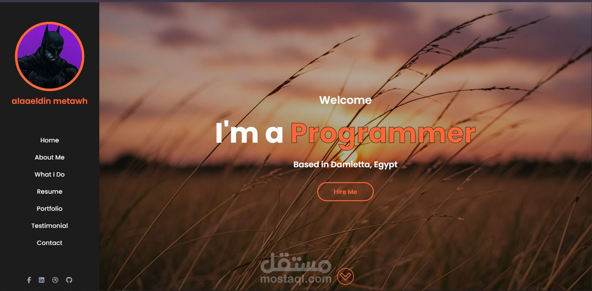 Personal Portfolio Website